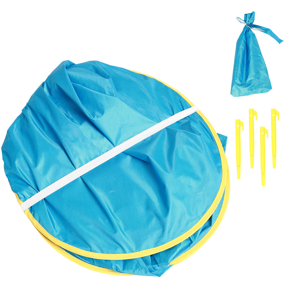 Baby Beach Tent Kids Outdoor Camping Easy Fold Up Waterproof Pop Up Sun Awning Tent UV-protecting