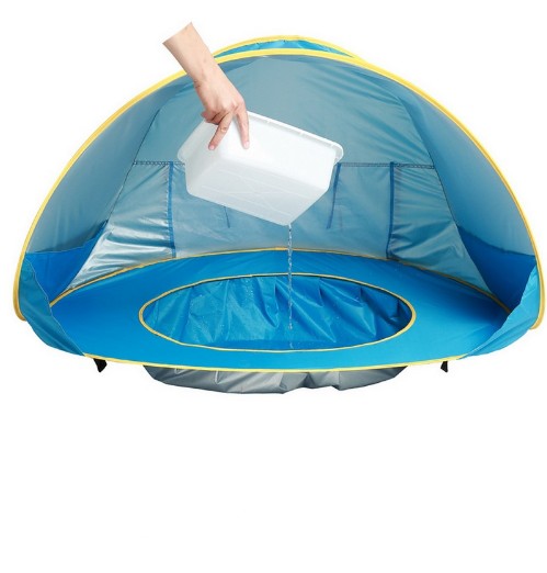 Baby Beach Tent Kids Outdoor Camping Easy Fold Up Waterproof Pop Up Sun Awning Tent UV-protecting