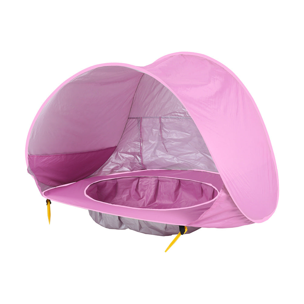Baby Beach Tent Kids Outdoor Camping Easy Fold Up Waterproof Pop Up Sun Awning Tent UV-protecting